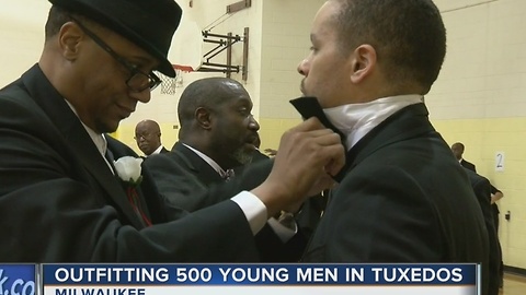 Event gives young black men chance to dress up, dine out