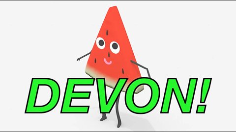 Happy Birthday DEVON! - WATERMELON Birthday Song