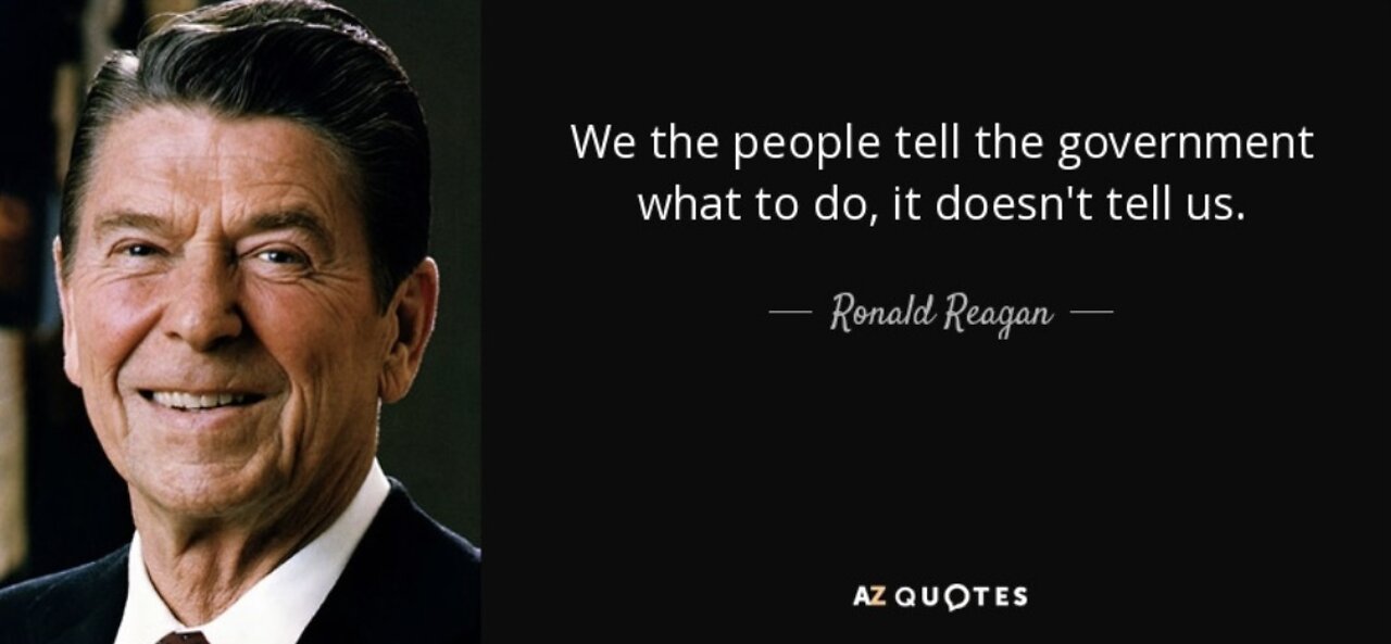 Ronald Reagan We The People . . .