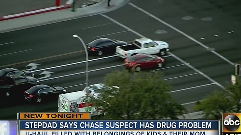 ABC15 talks to suspectâs stepdad after multi-city chase in U-Haul