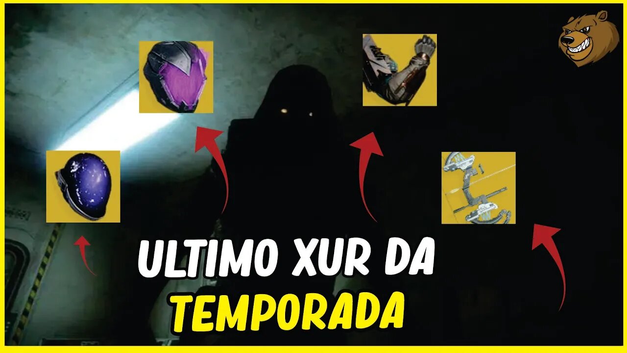 DESTINY 2 │ ULTIMO XUR DA TEMPORADA CONFIRA! 18/02/2022