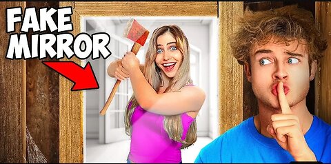 I BUILT a SECRET Mirror To Spy On My Crazy EX GIRLFRIEND!!