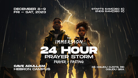 24 Hour Prayer Storm