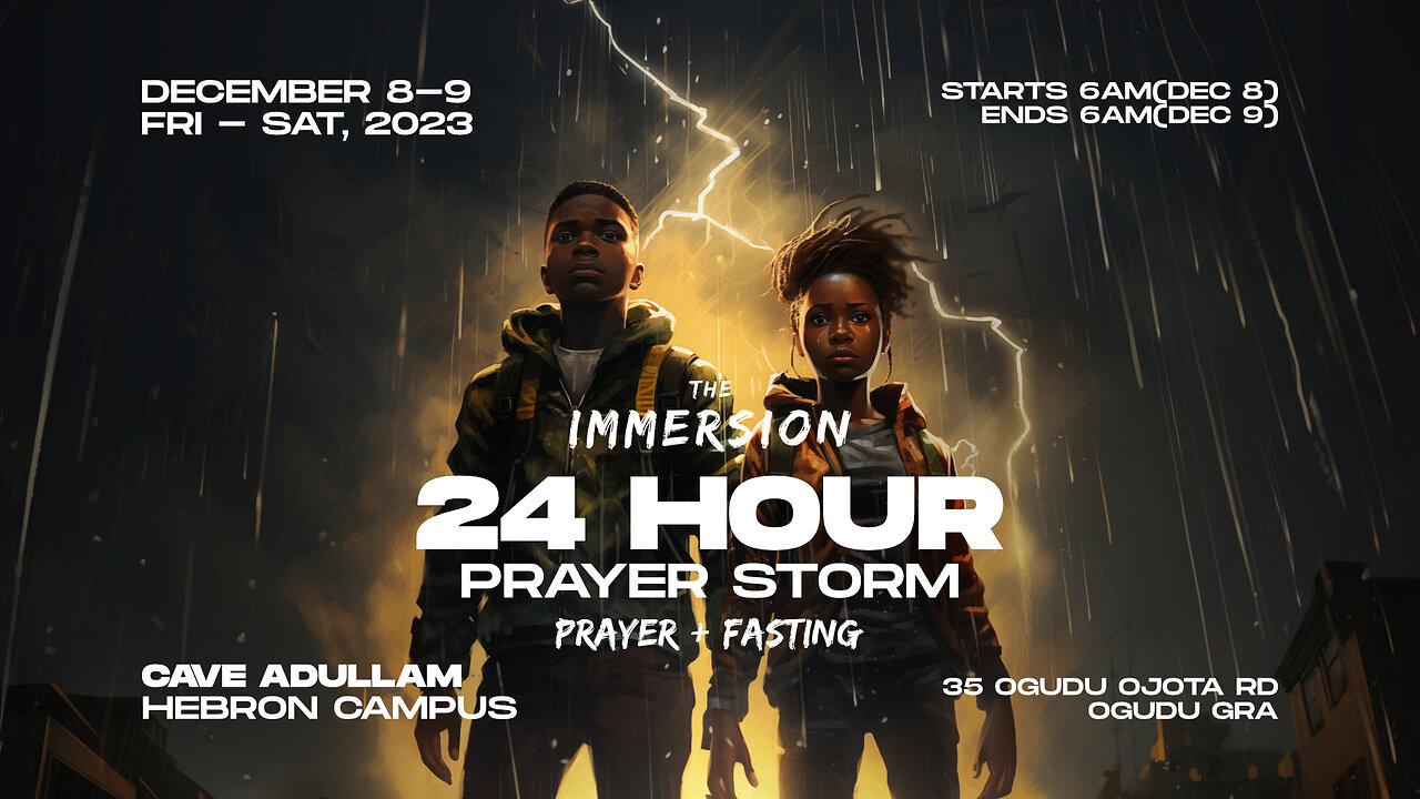 24 Hour Prayer Storm