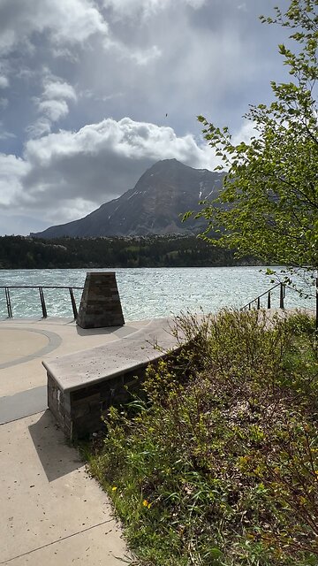 Windy Day Waterton Lakes National Park