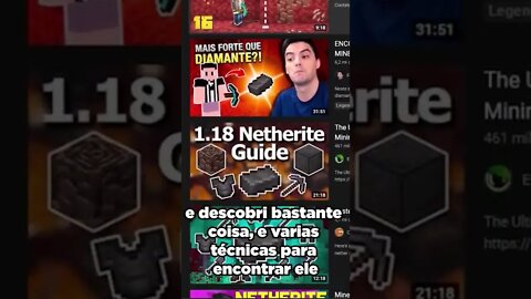 Qual a melhor forma de achar Netherite? #shorts #minecraft