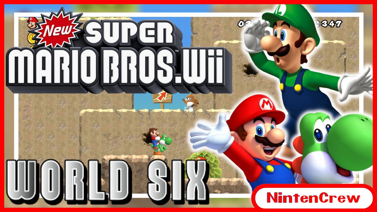 OUR ARCH NEMESIS RETURNS • New Super Mario Bros. Wii Co-Op Let's Play • World 6