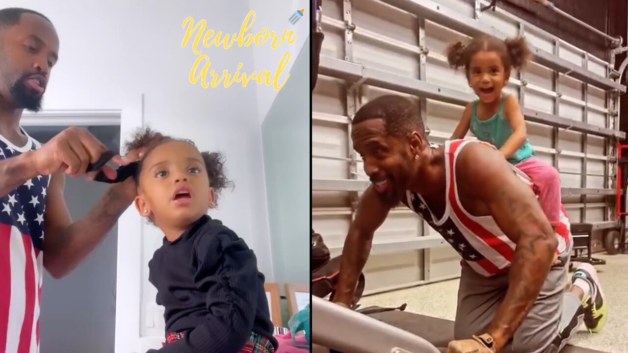 Safaree Shows Off His Hairstyling Skills On Daughter Safire During Daddy Duty! 💁🏾♀️