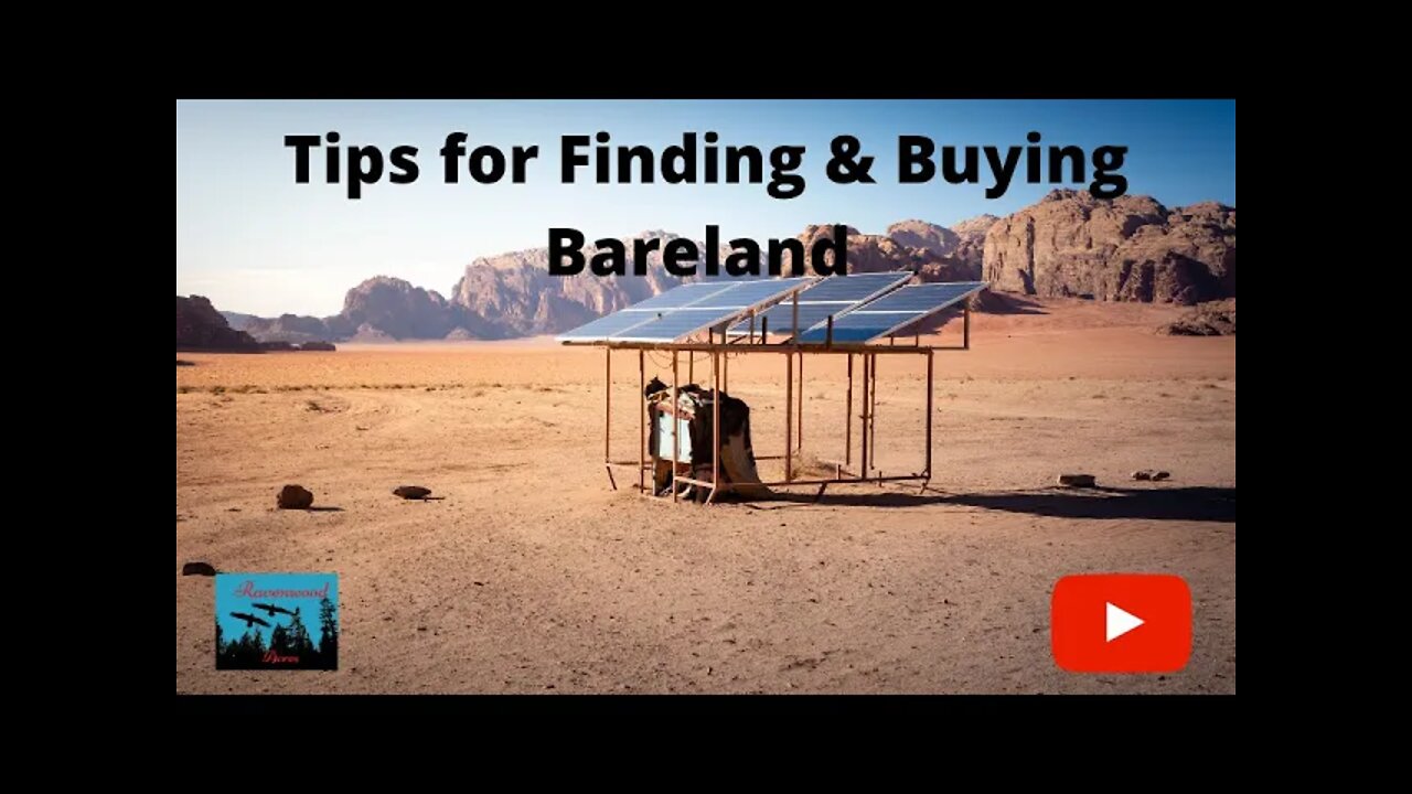 Tips for Finding and Buying Bareland