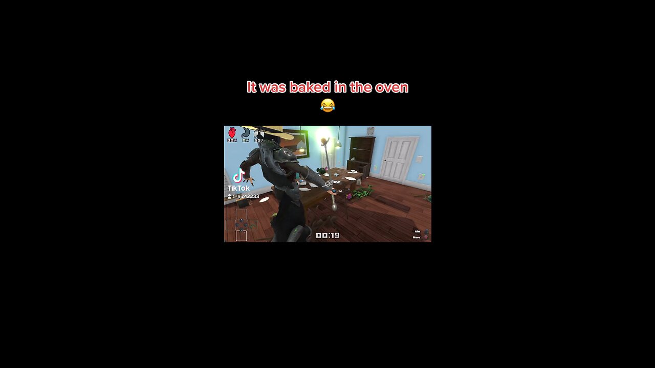 It was baked in the oven 😂