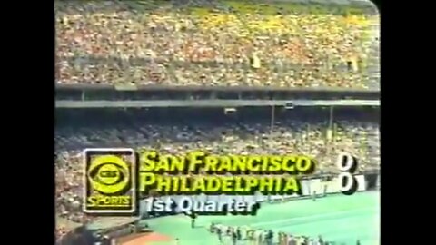 1984-09-23 San Francisco 49ers vs Philadelphia Eagles