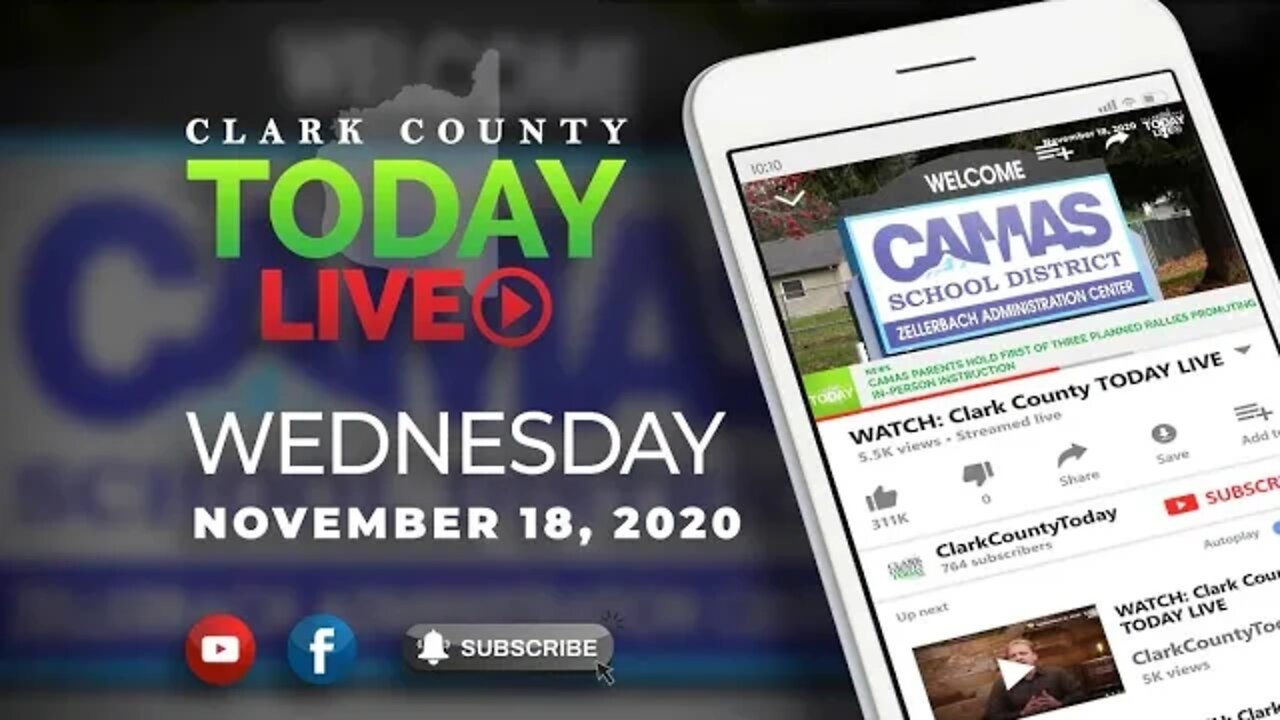 WATCH: Clark County TODAY LIVE • Wednesday, November 18, 2020