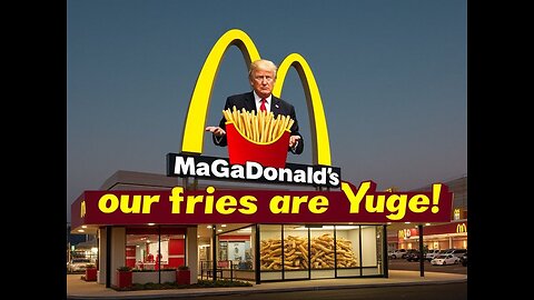 MONDAY GRAND RISING WITH ICONS TRUMP DOES MCDONALDS AND MORE