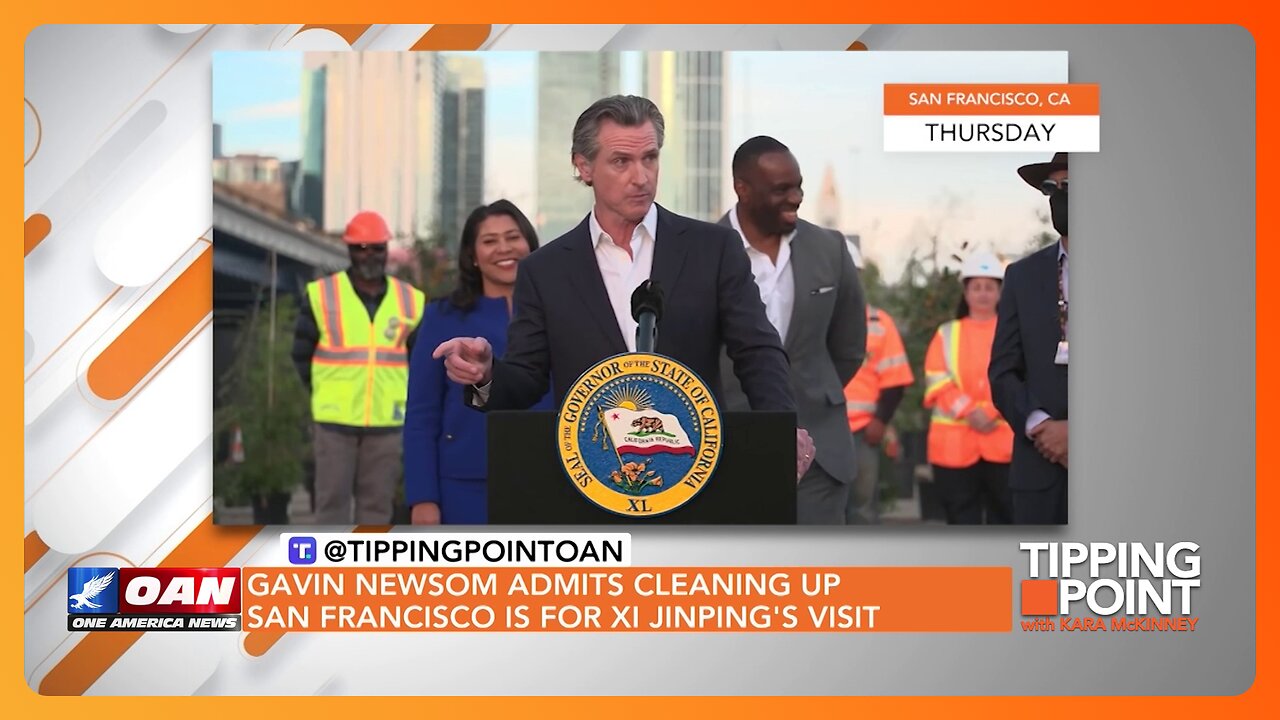 Gavin Newsom Mocks San Francisco Residents, Shows Fealty to China | TIPPING POINT 🟧