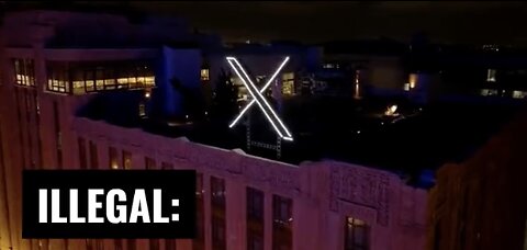 Elon Sends City of San Francisco into PANIC Over an “X” on Top of Twitter HQ