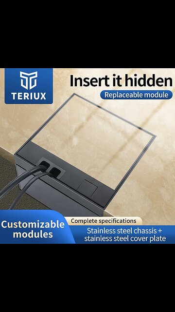 Factory Outlet Store Embedded Ground Plug EU Floor Socket