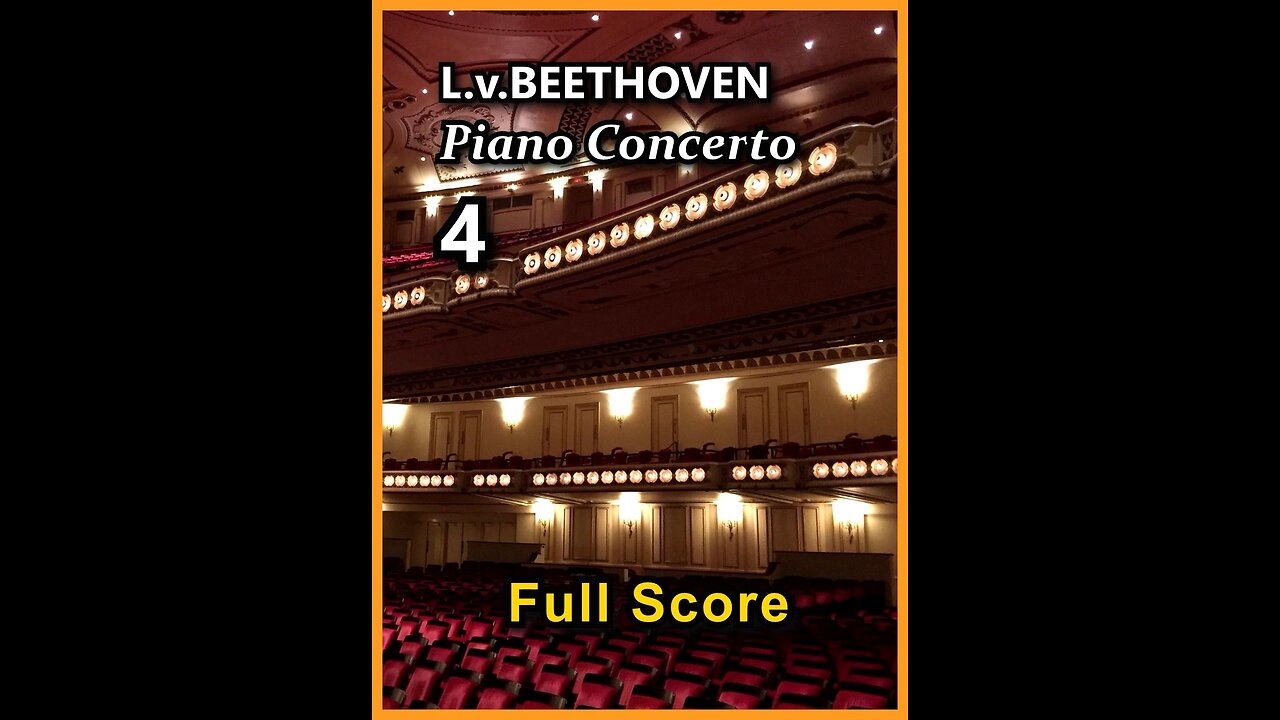 Beethoven Piano Concerto No.4_1st Mov. Full Score