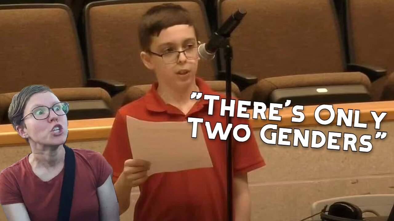 12 Year old gets kicked out of SCHOOL! for saying there is only two genders.