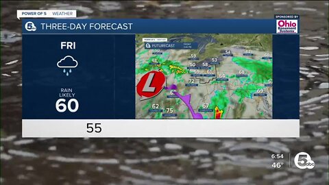 Heavy rain, flooding and isolated thunderstorms possible