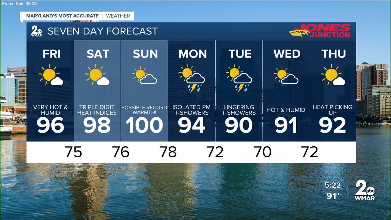 Cesar Cornejo has your evening forecast