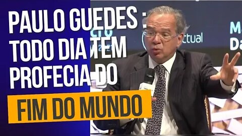 Paulo Guedes fala das narrativas, a todo momento, para tentar desestabilizar o governo