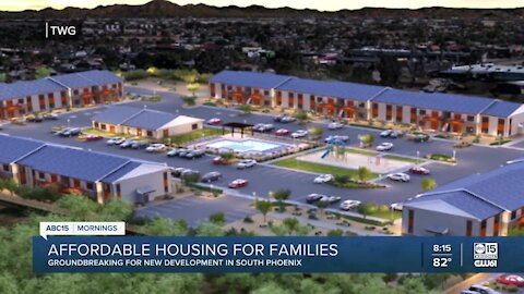 Groundbreaking for new affordable housing development in south Phoenix