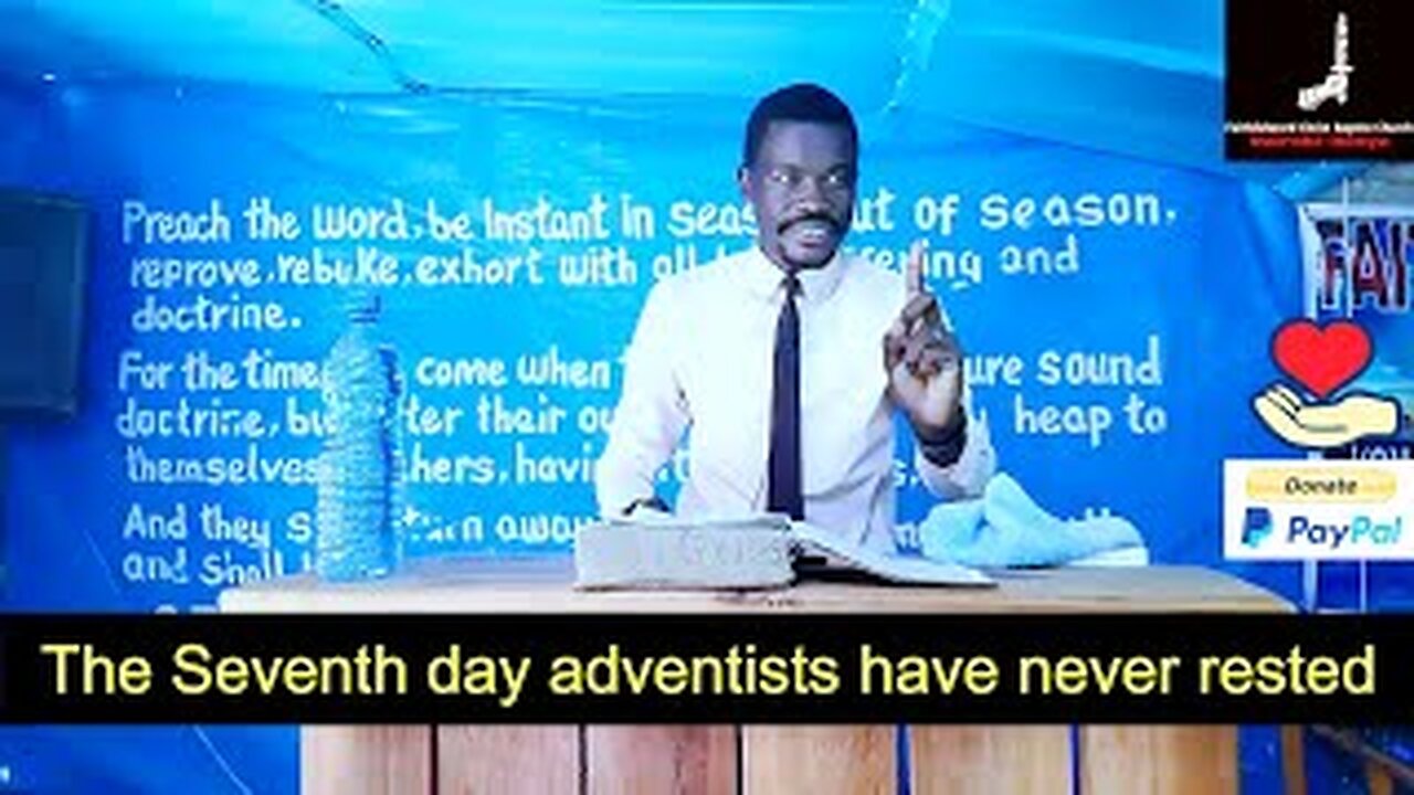 The seventh day Adventists have never rested | Pastor Paul Weringa