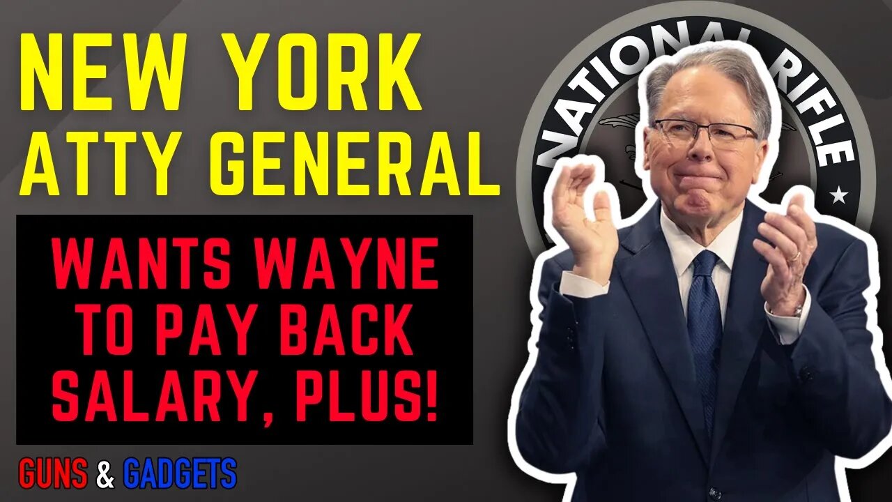 NY AG Wants Wayne Lapierre To Pay NRA Back His Salaries