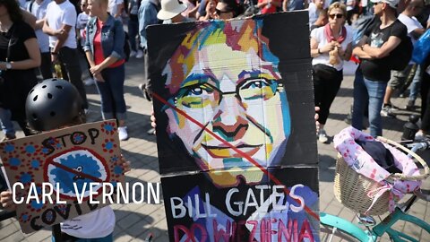 Bill Gates protest at TED talk