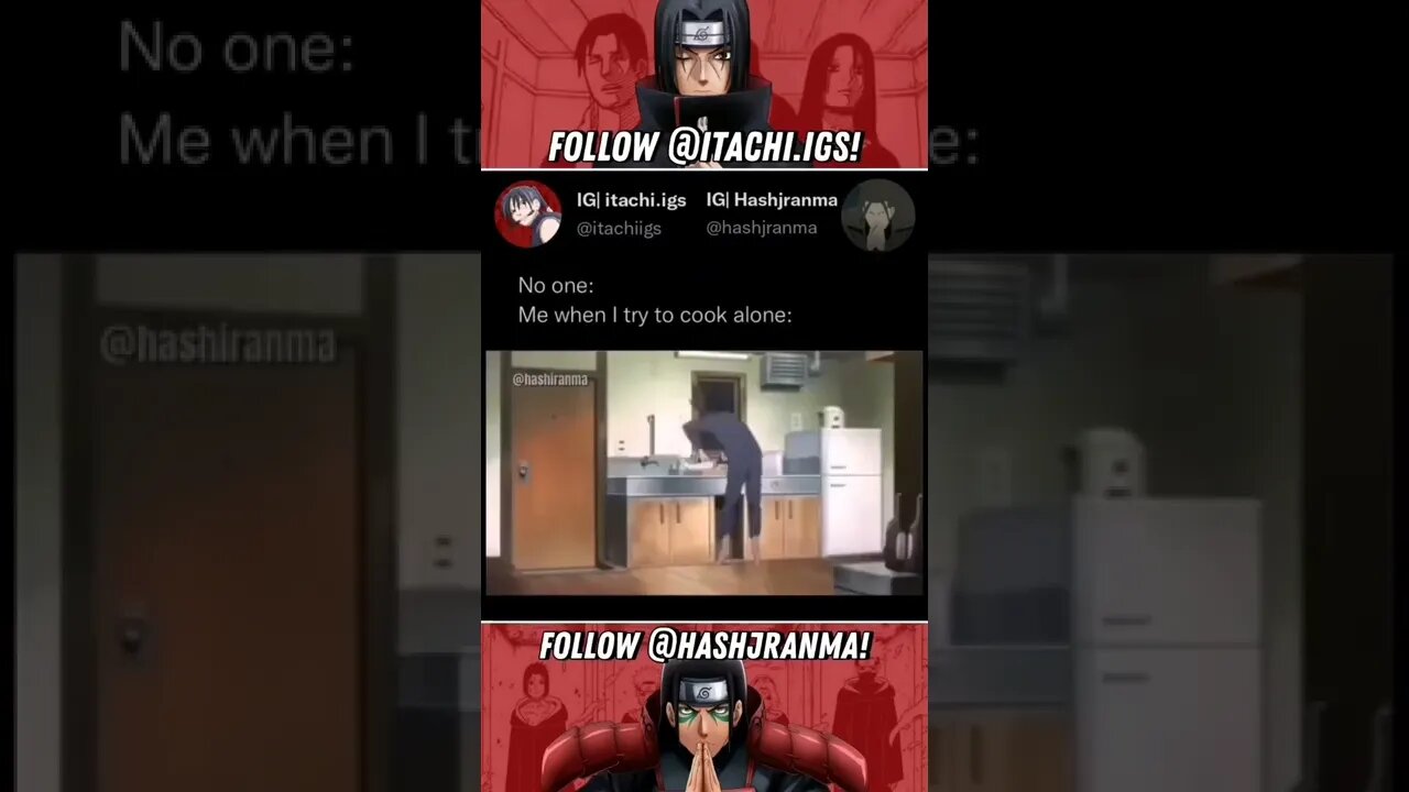 100% me😂Credits to @itachi.igs and @hashjranma on Instagram #shorts #shortsvideo #fyp #funny #naruto