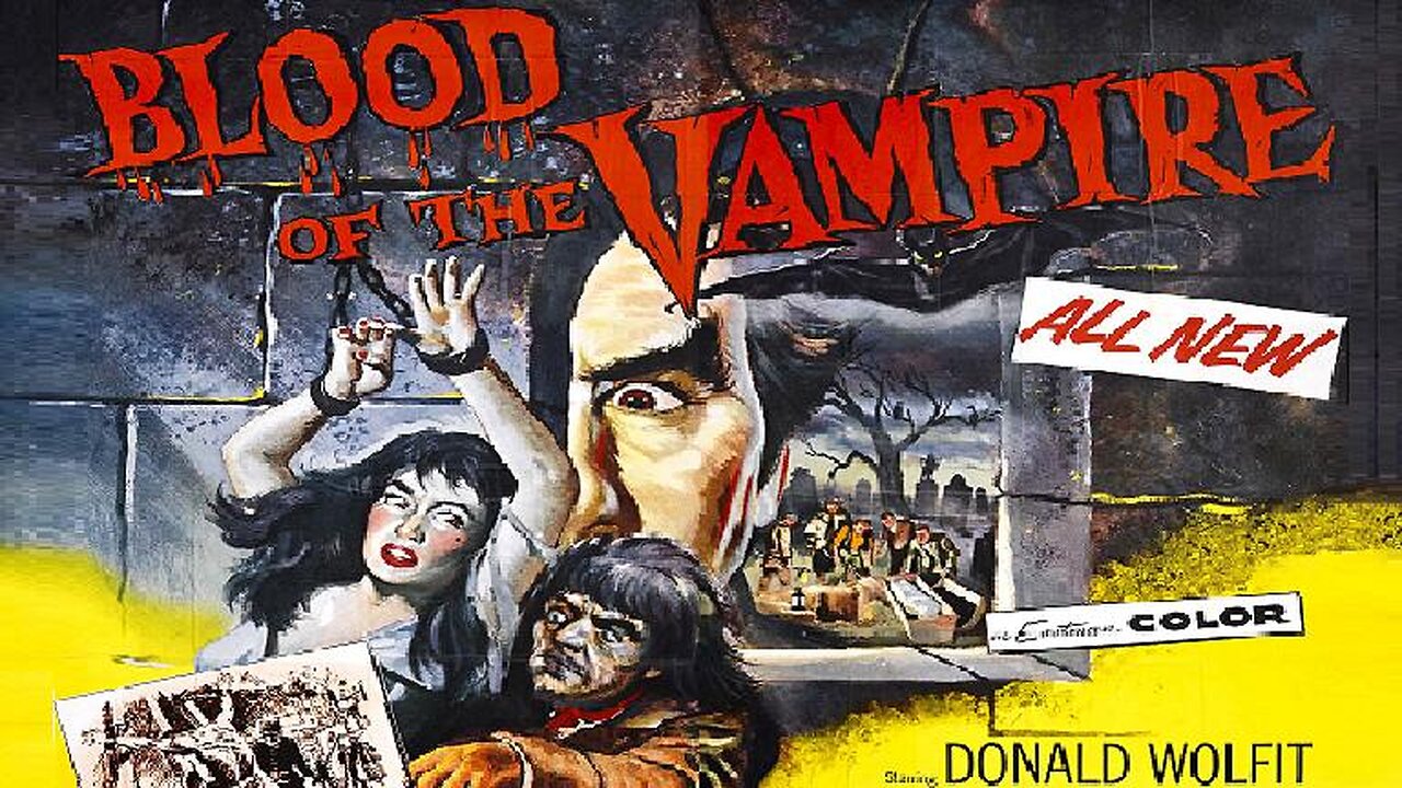 BLOOD OF THE VAMPIRE 1958 Hammer's Best Vampire Film NOT Made by Hammer FULL MOVIE hd & W/S