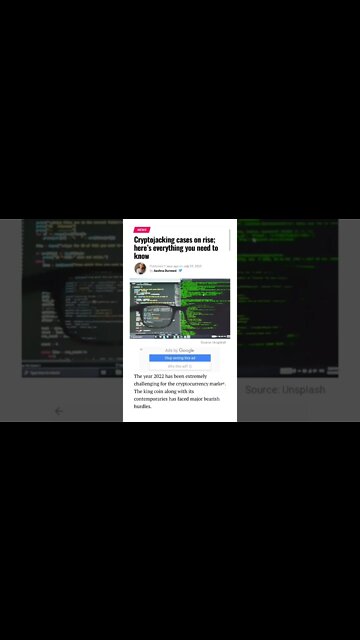 Cryptojacking Cases On Rise #cryptomash @ilmeaalim @waqarzaka @SmartViewAi @everythinghindi