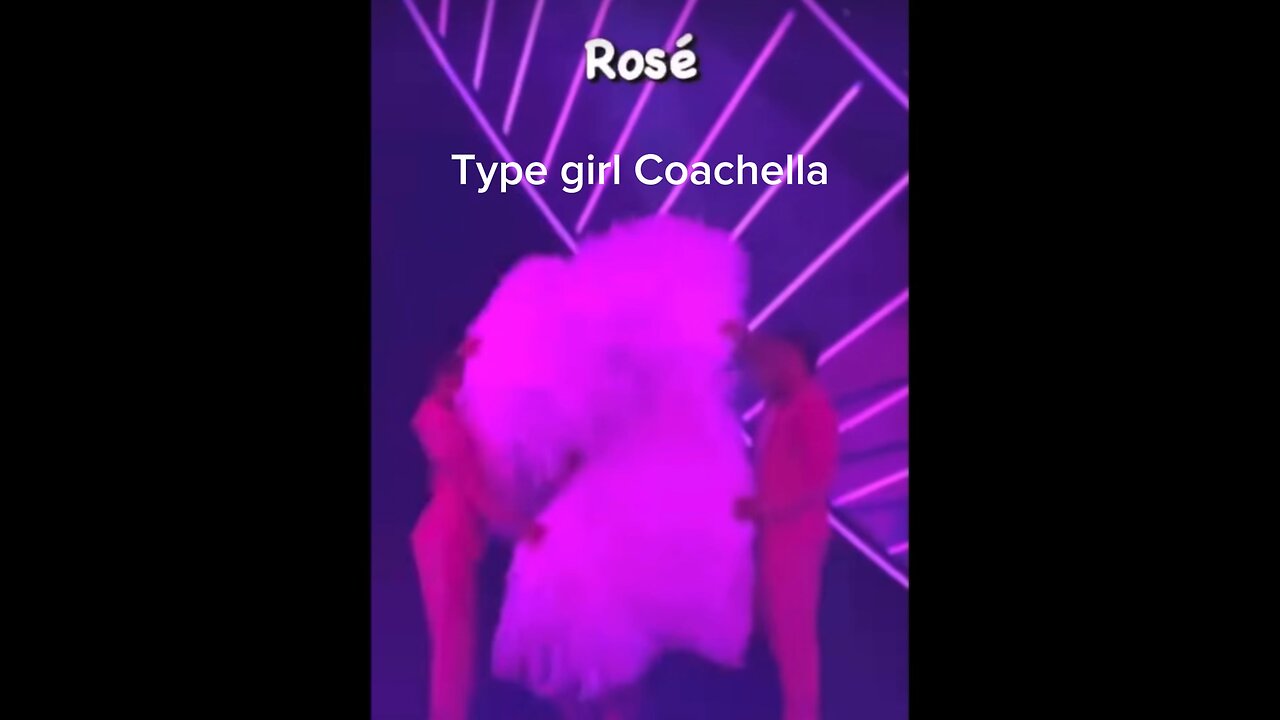 Blackpink at Coachella ￼