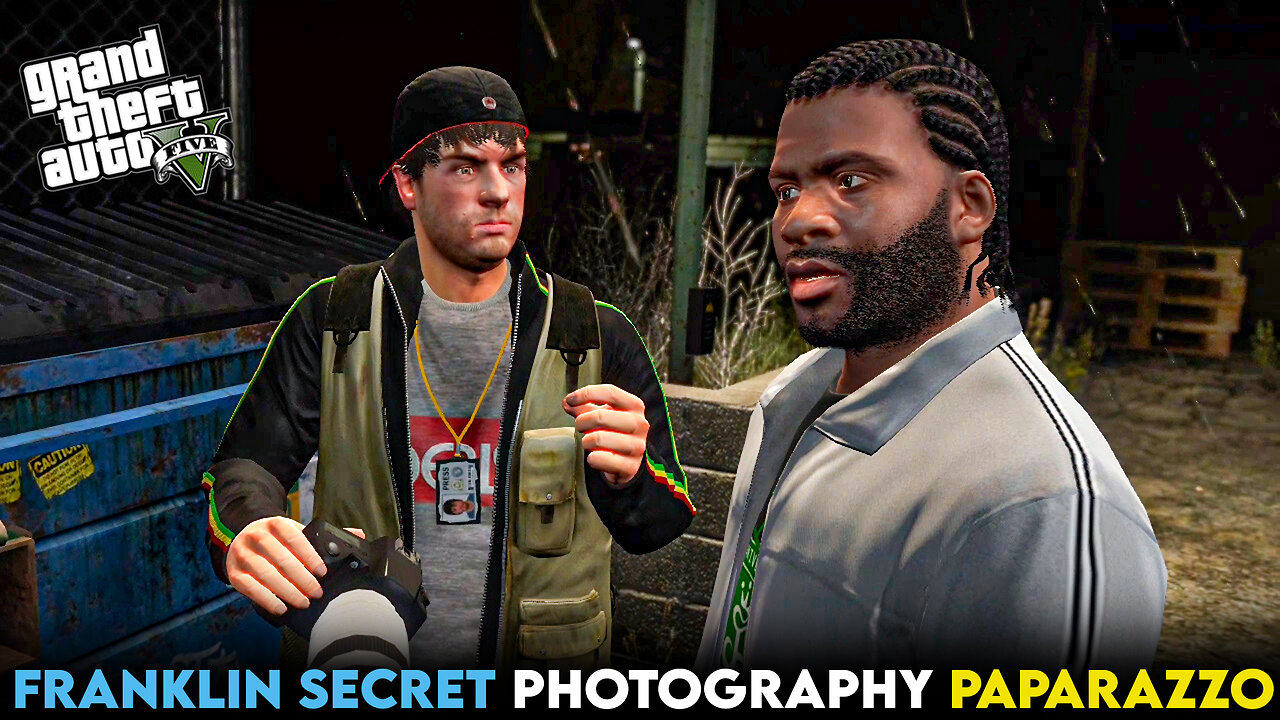 FRANKLIN SECRET PHOTOGRAPHY PAPARAZZO l GTAV GAMEPLAY