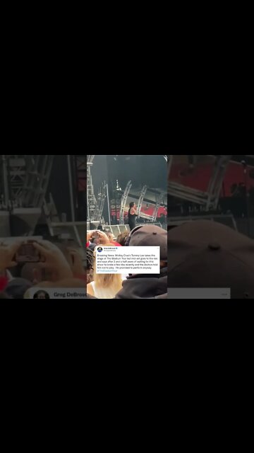 Tommy Lee Tells Motley Crue Fans He Can’t Finish The Show