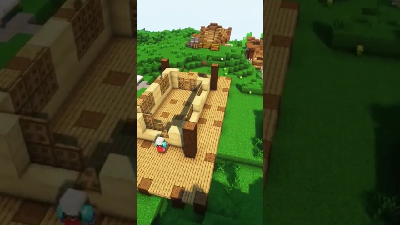 Japanese - Inspired House Time Lapse #minecraft #shorts