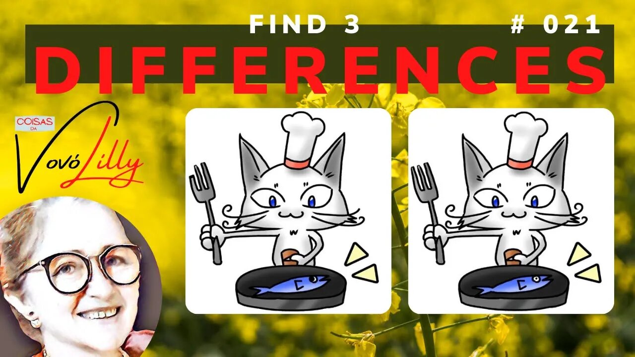 FIND THE THREE DIFFERENCES | # 021 | EXERCISE YOUR MEMORY