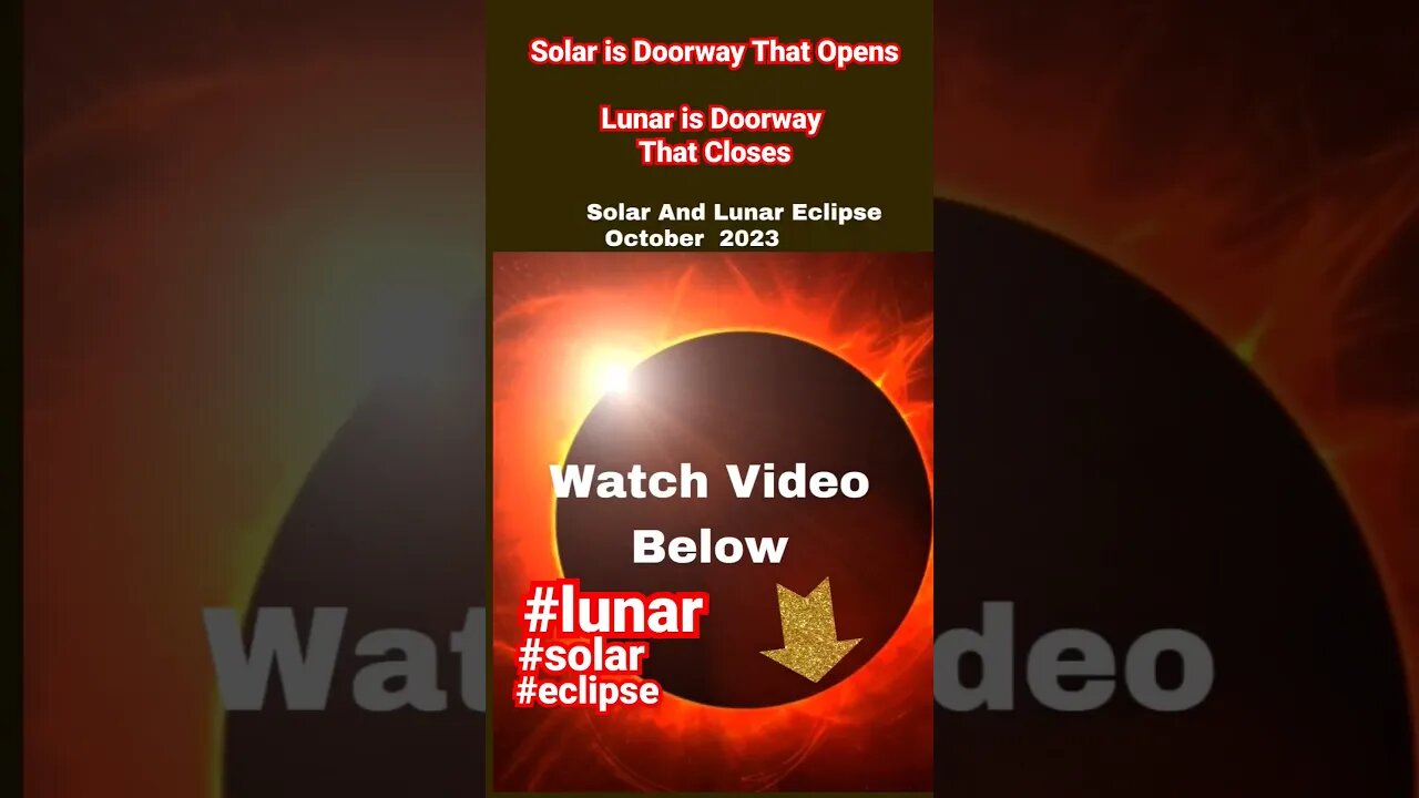 Solar And Lunar Eclipse #shorts#diyaffiliatesouljourney #solar#lunar