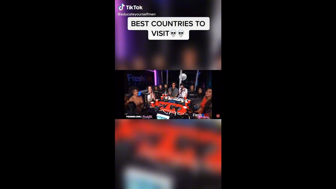 Bed Countries To Visit (Fresh & Fit + SNEAKO)