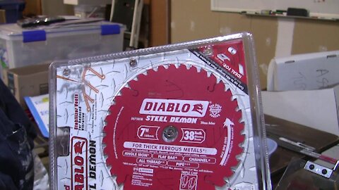 Evolution Rage4 Chop Saw Diablo Steel Demon Metal Cutting Blade Test (100 Cuts)
