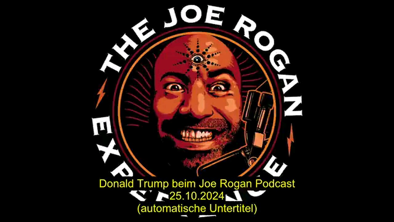 Donald Trump beim Joe Rogan Podcast 25.10.2024