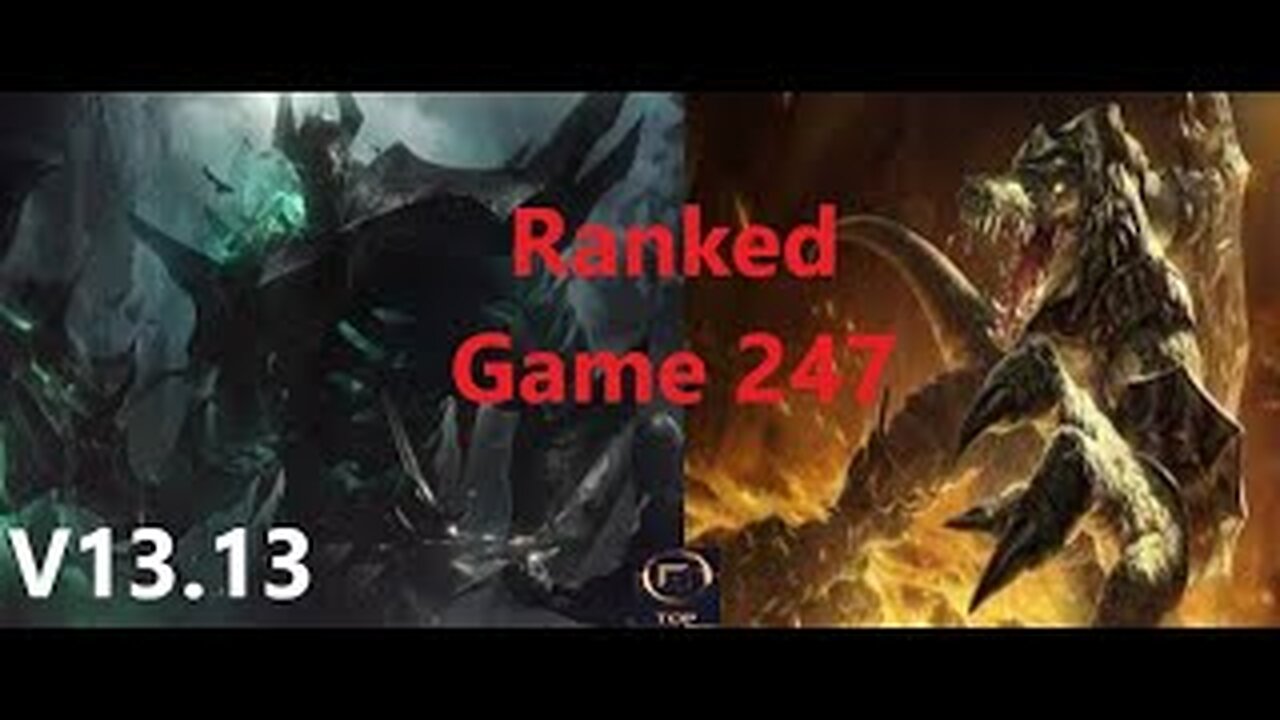 Ranked Game 247 Mordekaiser Vs Renekton Top League Of Legends V13.13