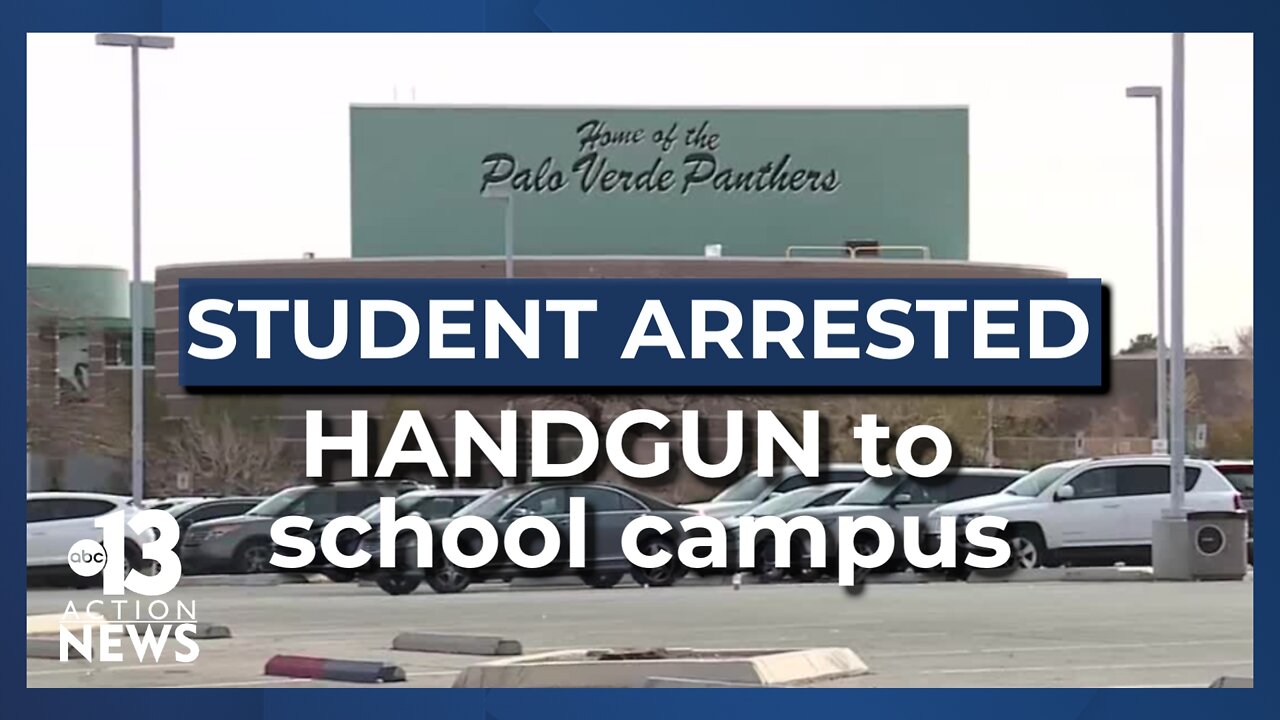 Student arrested for bringing a handgun to school