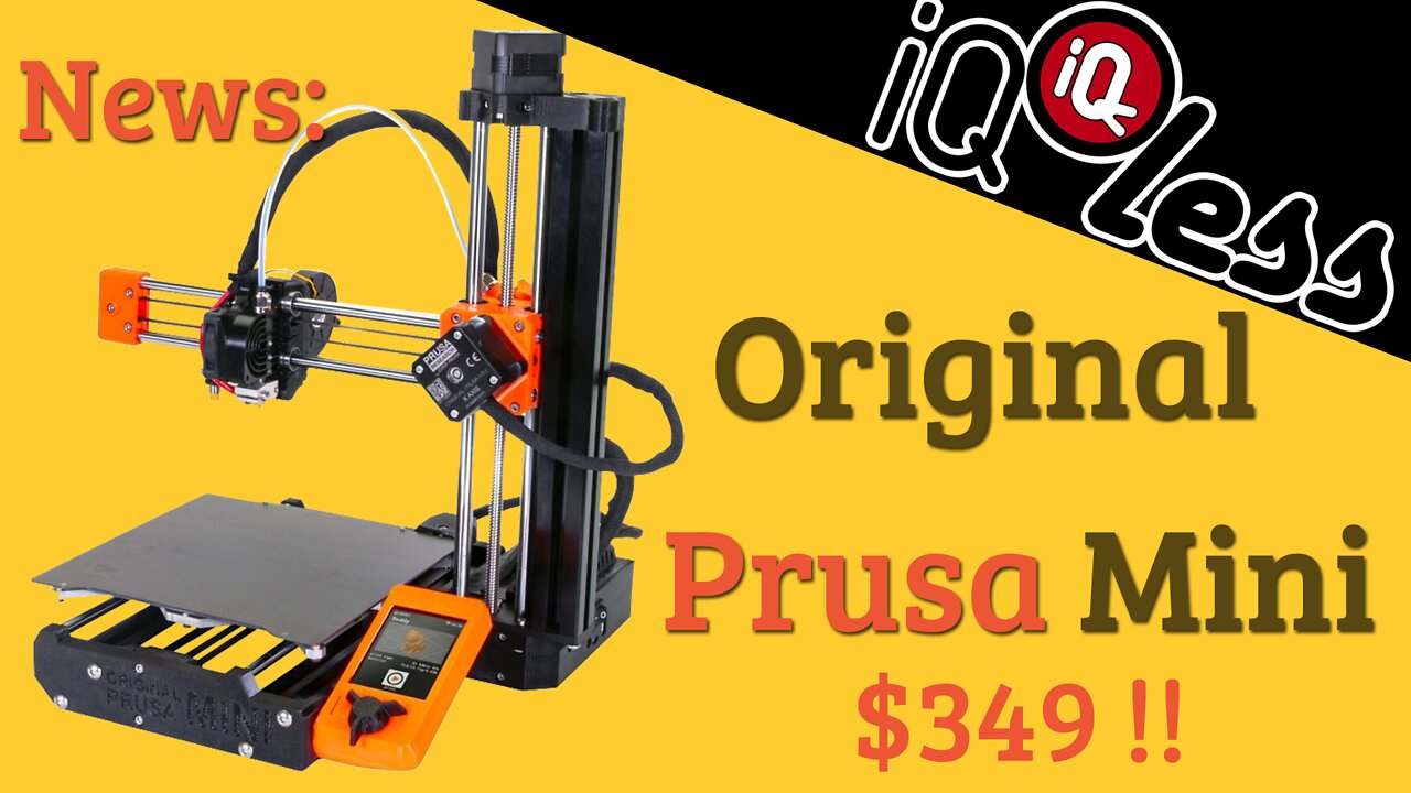 News: Original Prusa Mini