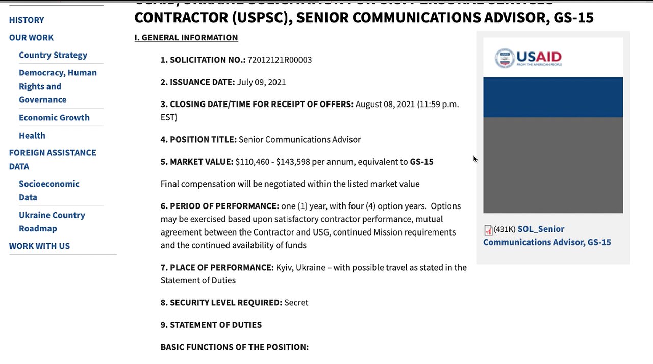 USAID WEBSITE PART 2 SECRET GOV CONTRACTORS