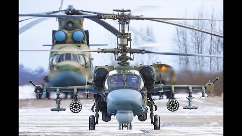 Helicóptero militar ruso destruye un blindado de la OTAN/Ucraniano