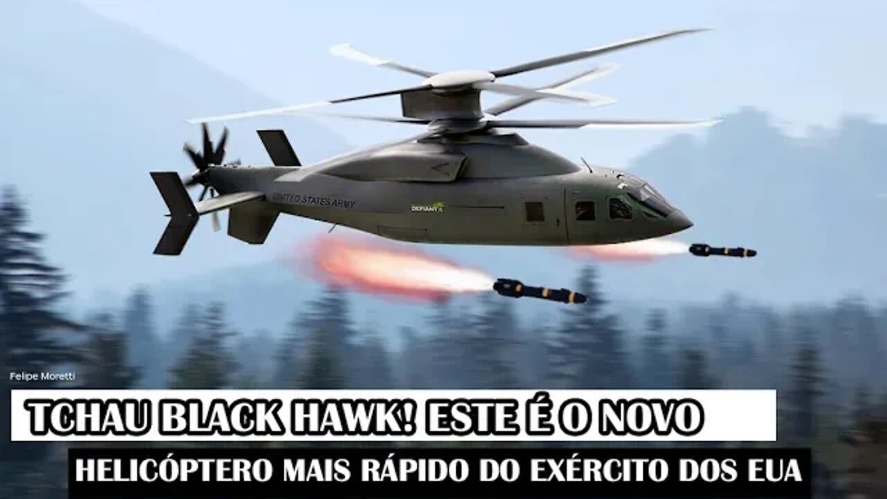 Tchau Black Hawk! Este É O Novo Helicóptero Mais Rápido Do Exército Dos EUA