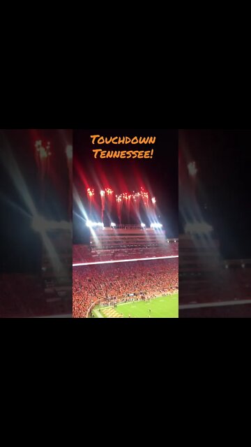 Fireworks for Tennessee! Touchdown. #shorts