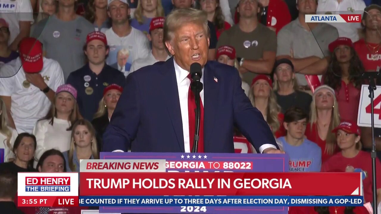 President Donald Trump rally in Atlanta, Georgia | FULL REPLAY