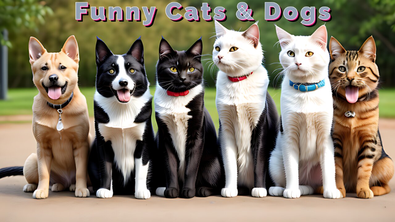 Funny Cats and Dogs video compilation 2023